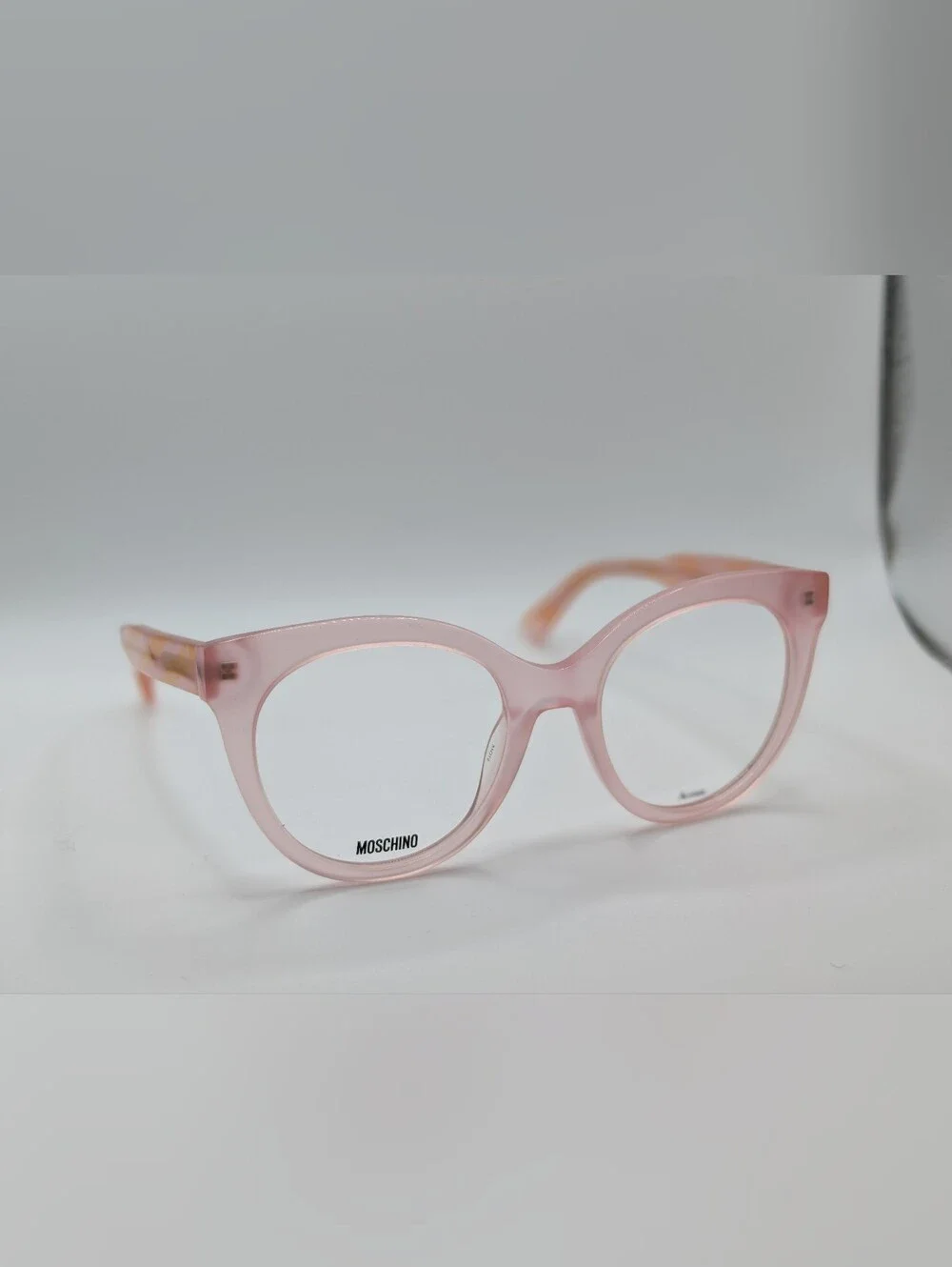 Moschino Pink Acetate Cat Eye Eyeglasses Frames MOS513 35J NEW